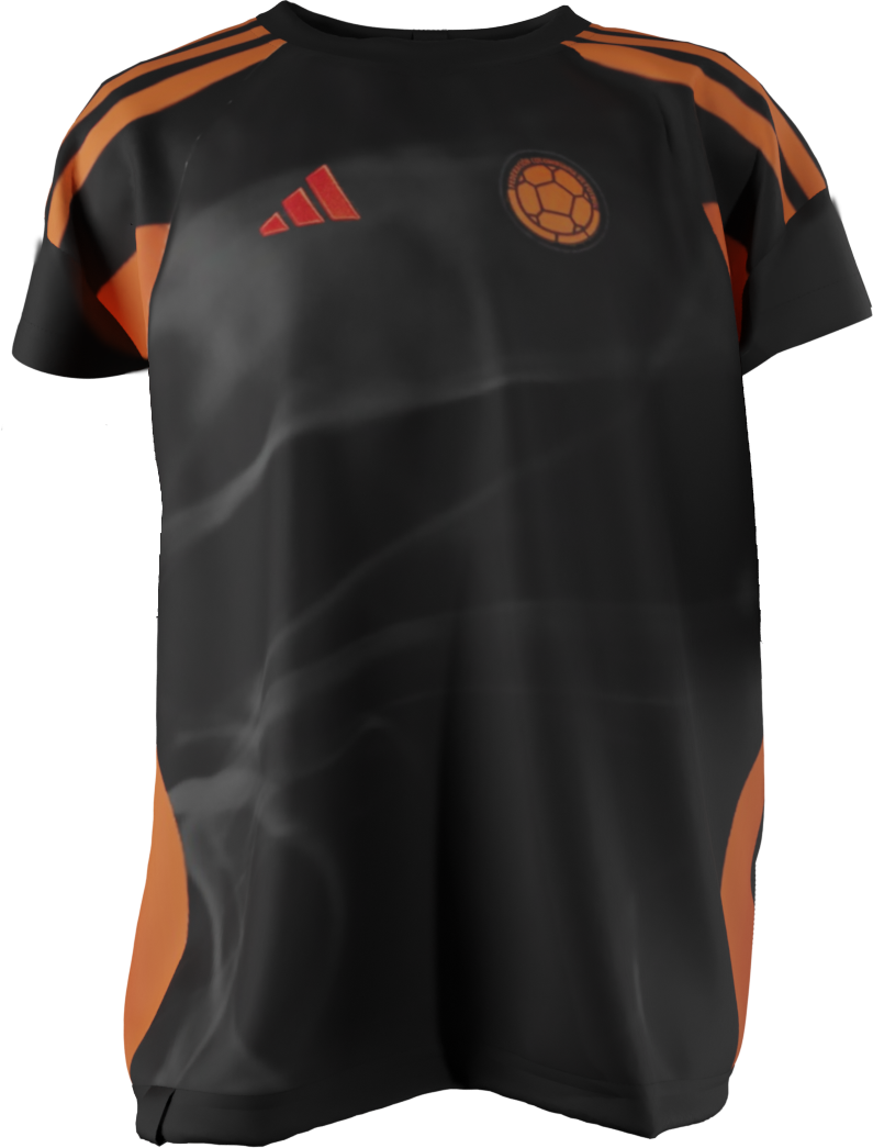 Camiseta negra de Futbol Colombia 2024